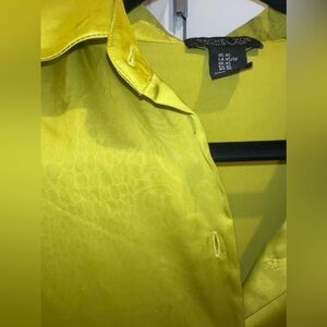 Green Rachel Zoe button up blouse